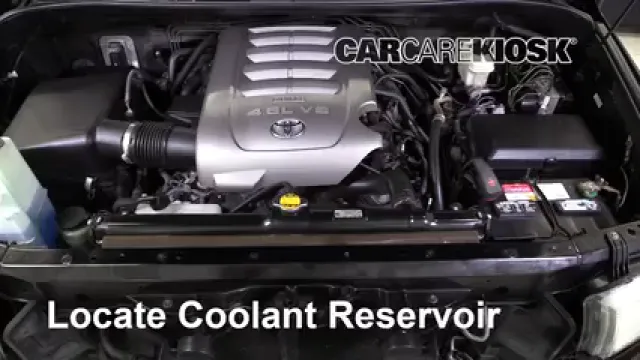 2010 Toyota Tundra SR5 4.6L V8 Extended Crew Cab Pickup Refrigerante (anticongelante) Cambiar refrigerante
